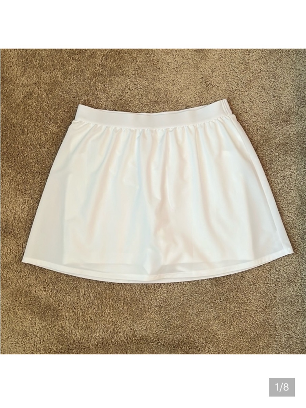 NWOT White Skort - Picture 1 of 8